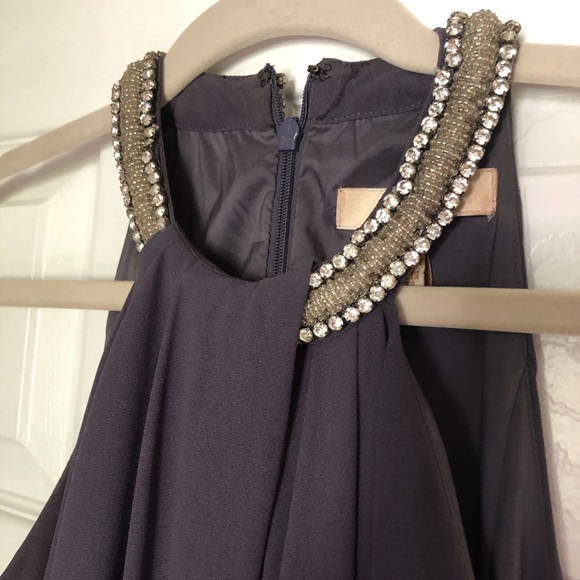 Aidan mattox Size 0 evening dress-blue/purple - Picture 3 of 7